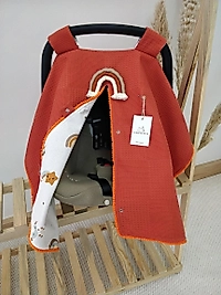 Tek Puset Örtüsü Çift Taraflı Kiremit Gökkuşağı Ve Yıldızlar