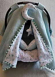 Puset Örtüsü+puset Minderi+puset Çarşafı 3'lü Set Yeşil